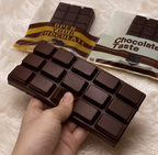 Squishy barra de chocolate con empaque decorativo