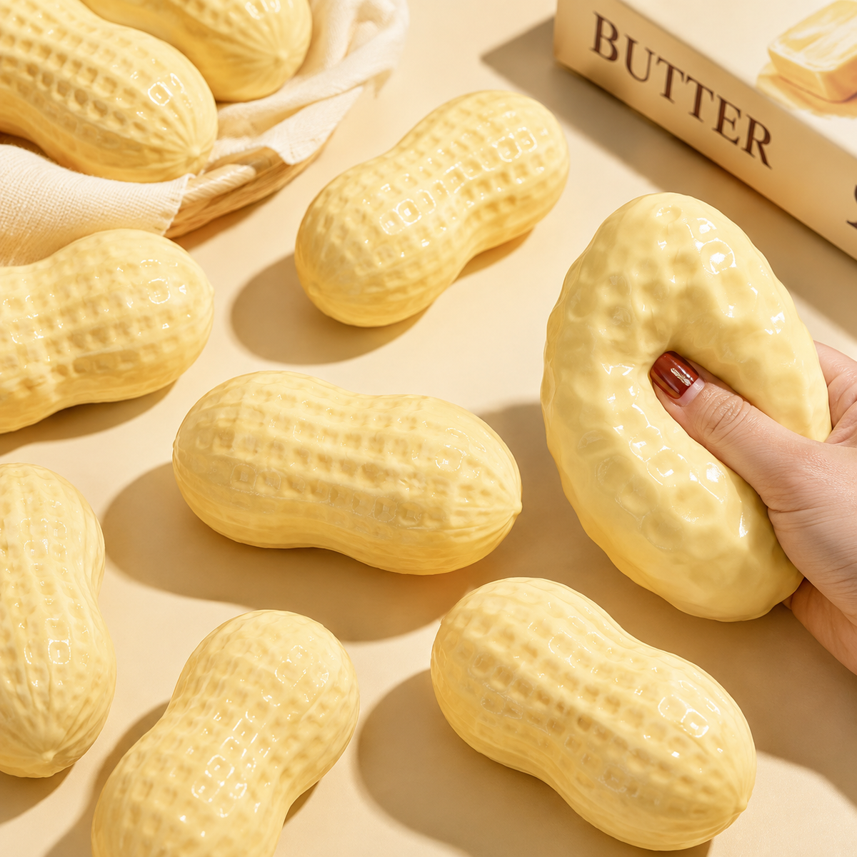 Squishy Maní | Textura Satisfactoria